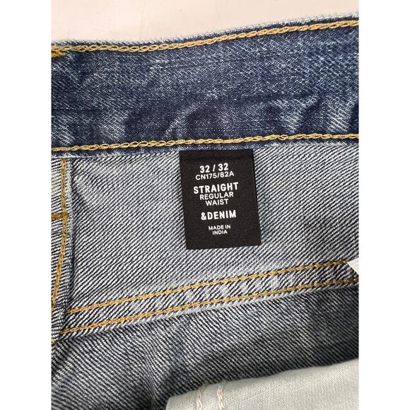 H&M &Denim Straight Regular Waist Jeans Size 32x32 CN175/82A NWT - Picture 13 of 16